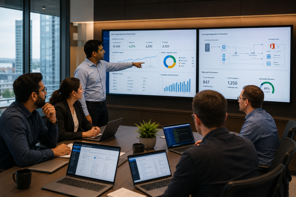 IT team planning Exchange migration strategy to reduce throttling risks